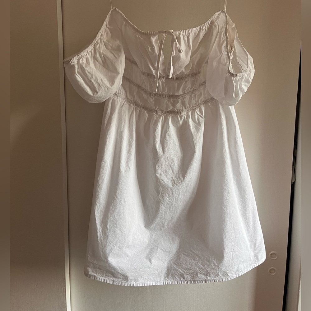White Princess Polly Yasmina mini dress Size 10 100% cotton, lined sundress - Picture 5 of 9